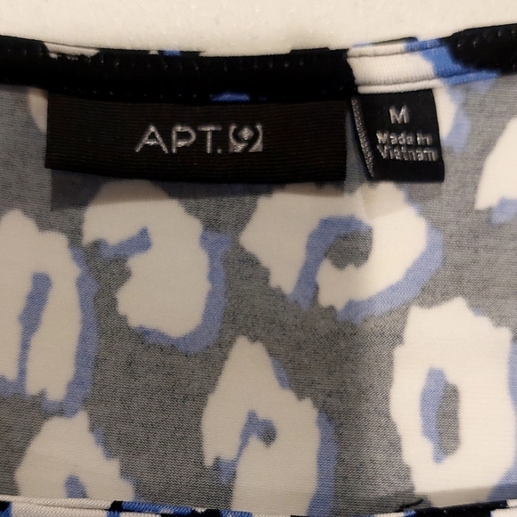 Apt. 9 Women's Size Medium White Dress Animal Print Sleeveless - Picture 3 of 7